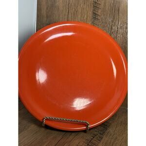 Sunset Pottery California USA Orange Glazed Dinner Plate